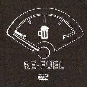 an original PENGUIN T-shirt / BEER 🍺 RE-FUEL print / S 🍁